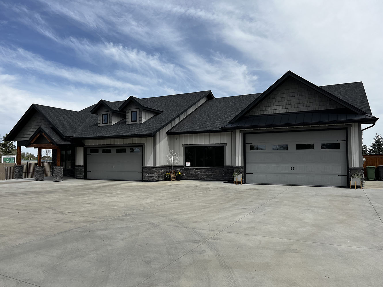 home with brand new siding